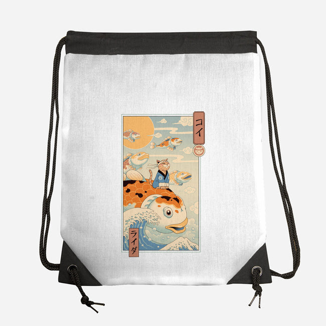 Flying Carp Rider-None-Drawstring-Bag-vp021
