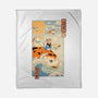 Flying Carp Rider-None-Fleece-Blanket-vp021