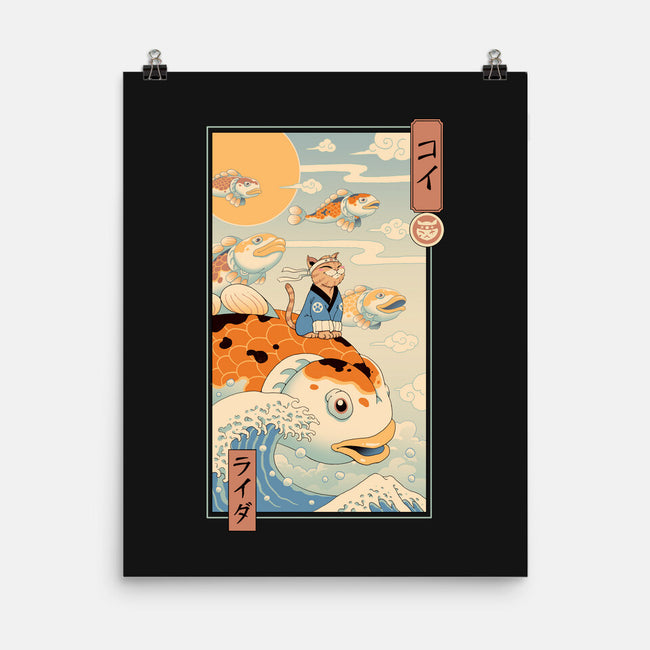 Flying Carp Rider-None-Matte-Poster-vp021