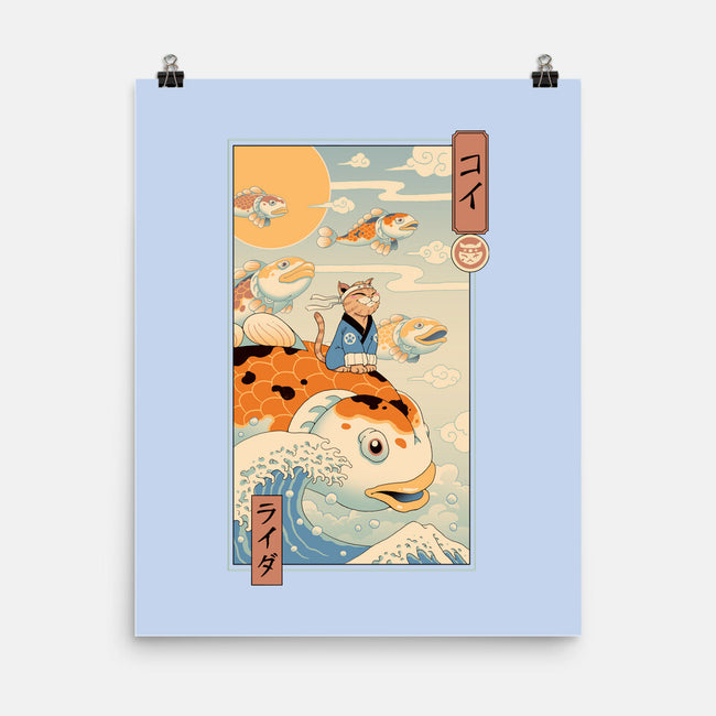 Flying Carp Rider-None-Matte-Poster-vp021