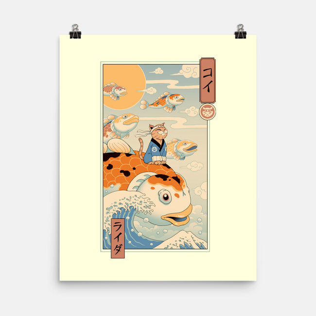 Flying Carp Rider-None-Matte-Poster-vp021