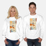 Flying Carp Rider-Unisex-Crew Neck-Sweatshirt-vp021