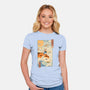Flying Carp Rider-Womens-Fitted-Tee-vp021