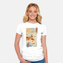 Flying Carp Rider-Womens-Fitted-Tee-vp021