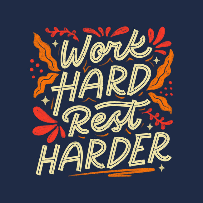 Work Hard Rest Harder-Unisex-Crew Neck-Sweatshirt-koalastudio