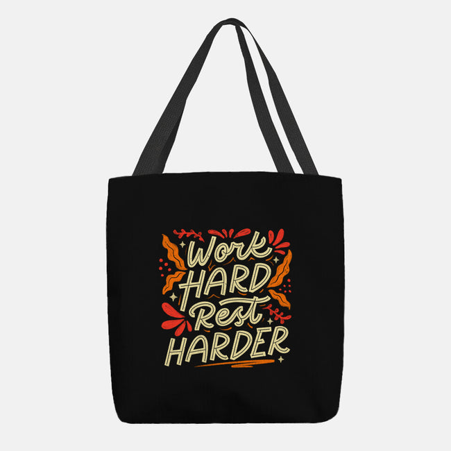Work Hard Rest Harder-None-Basic Tote-Bag-koalastudio