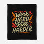 Work Hard Rest Harder-None-Fleece-Blanket-koalastudio