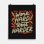 Work Hard Rest Harder-None-Matte-Poster-koalastudio