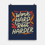 Work Hard Rest Harder-None-Matte-Poster-koalastudio