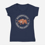 Bear Mininum Support-Womens-V-Neck-Tee-koalastudio