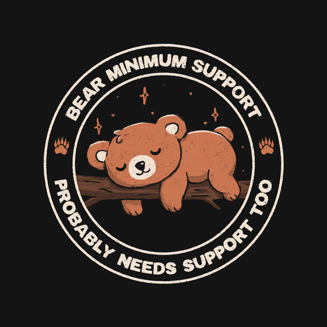 Bear Mininum Support-Womens-Racerback-Tank-koalastudio