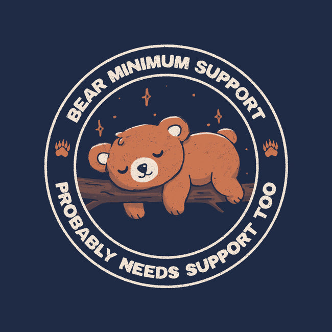 Bear Mininum Support-Womens-V-Neck-Tee-koalastudio