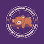 Bear Mininum Support-Womens-Fitted-Tee-koalastudio