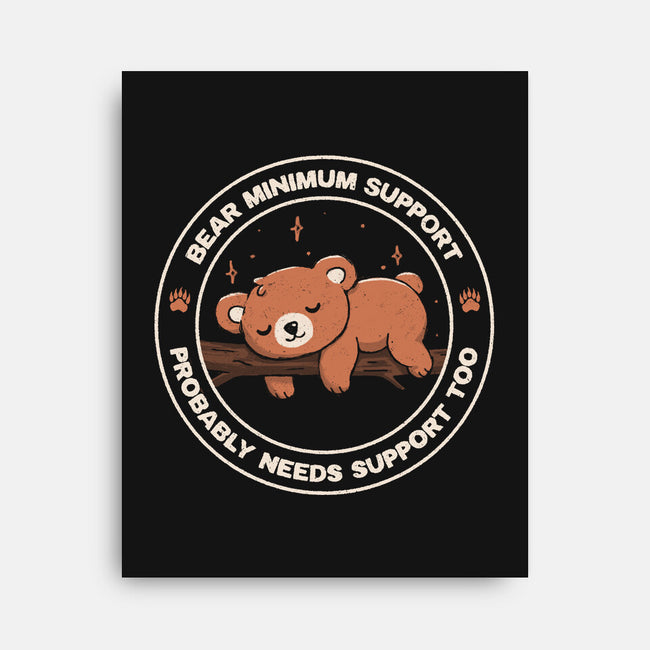 Bear Mininum Support-None-Stretched-Canvas-koalastudio