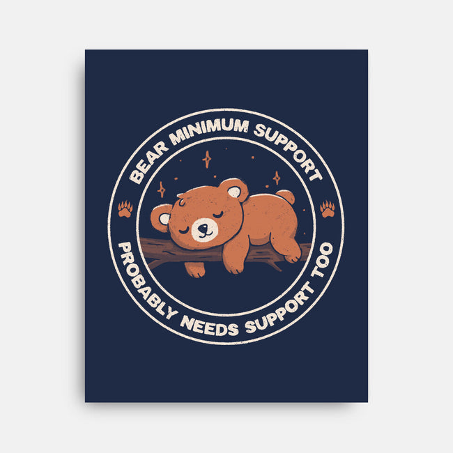 Bear Mininum Support-None-Stretched-Canvas-koalastudio