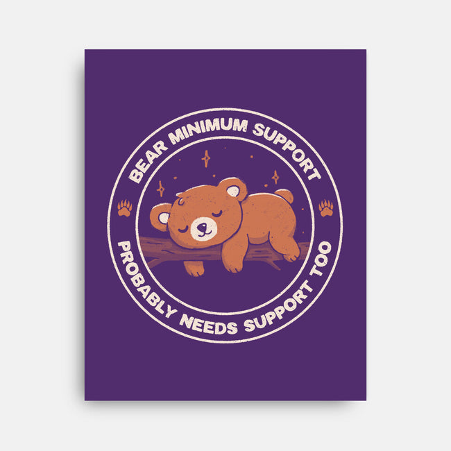 Bear Mininum Support-None-Stretched-Canvas-koalastudio