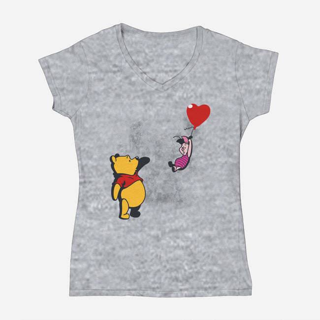 Poohksy-Womens-V-Neck-Tee-Barbadifuoco