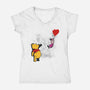 Poohksy-Womens-V-Neck-Tee-Barbadifuoco