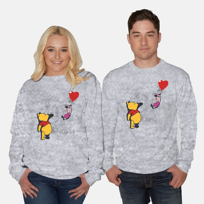Poohksy-Unisex-Crew Neck-Sweatshirt-Barbadifuoco