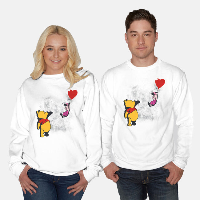 Poohksy-Unisex-Crew Neck-Sweatshirt-Barbadifuoco