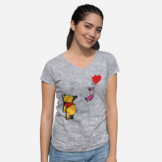 Poohksy-Womens-V-Neck-Tee-Barbadifuoco