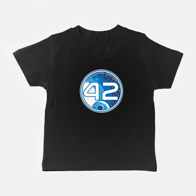 42 The Ultimate Answer-Baby-Basic-Tee-CarloJ1956