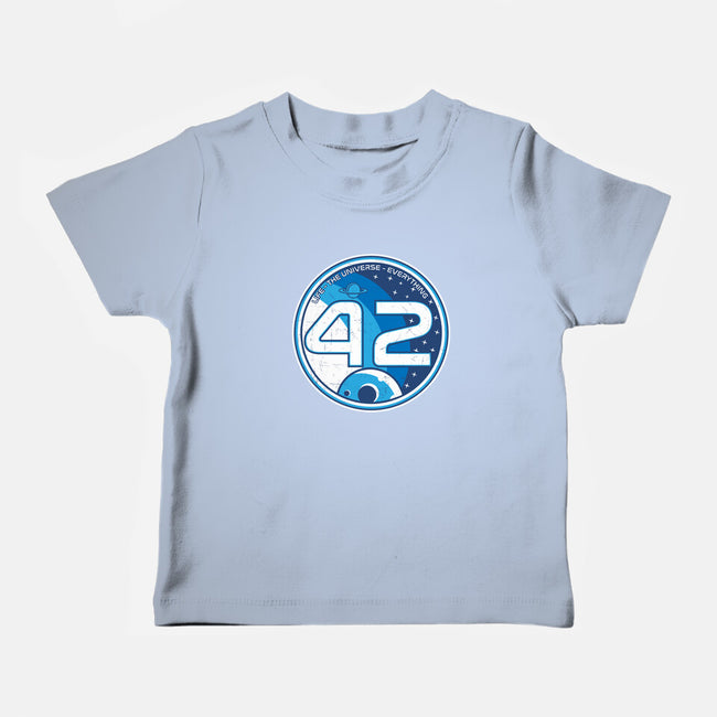 42 The Ultimate Answer-Baby-Basic-Tee-CarloJ1956