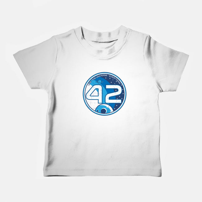 42 The Ultimate Answer-Baby-Basic-Tee-CarloJ1956
