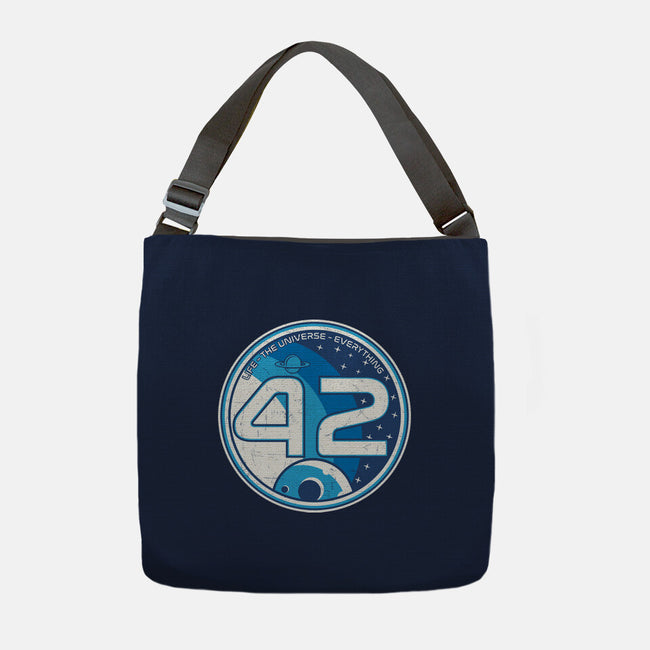 42 The Ultimate Answer-None-Adjustable Tote-Bag-CarloJ1956