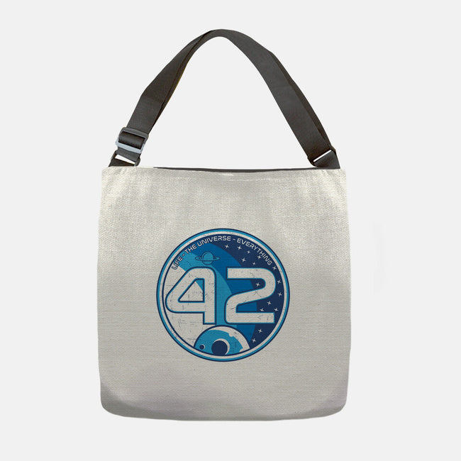 42 The Ultimate Answer-None-Adjustable Tote-Bag-CarloJ1956