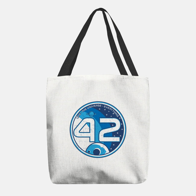 42 The Ultimate Answer-None-Basic Tote-Bag-CarloJ1956