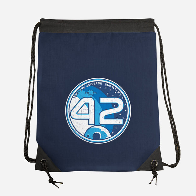 42 The Ultimate Answer-None-Drawstring-Bag-CarloJ1956