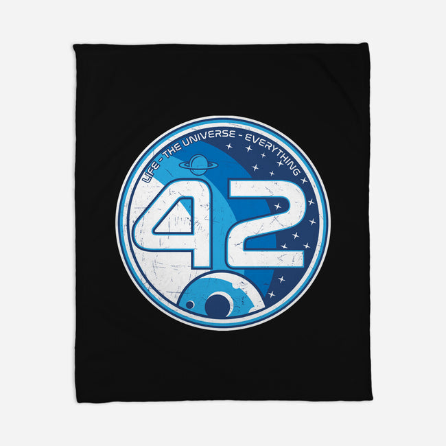 42 The Ultimate Answer-None-Fleece-Blanket-CarloJ1956