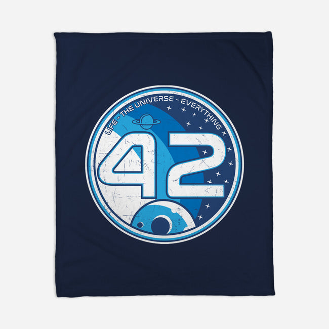 42 The Ultimate Answer-None-Fleece-Blanket-CarloJ1956