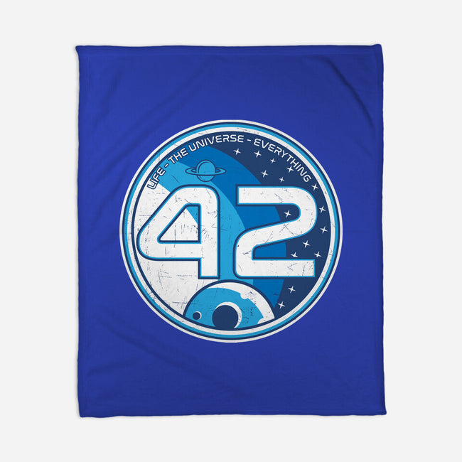 42 The Ultimate Answer-None-Fleece-Blanket-CarloJ1956