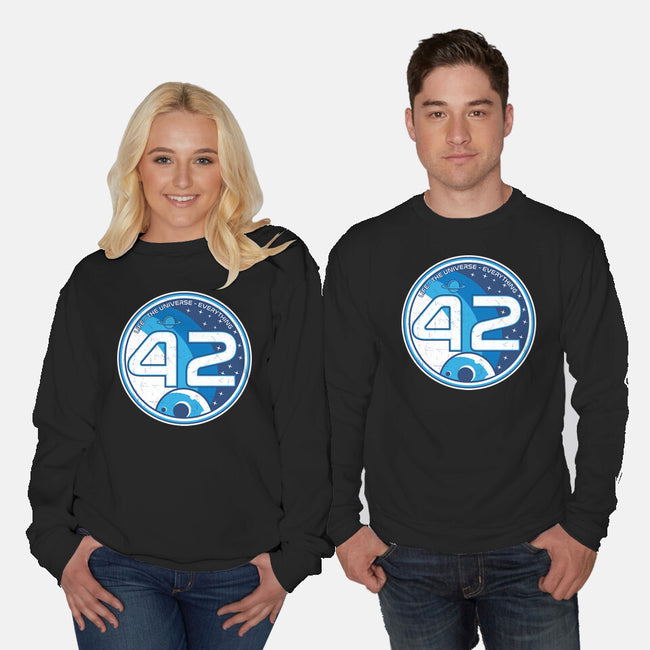 42 The Ultimate Answer-Unisex-Crew Neck-Sweatshirt-CarloJ1956