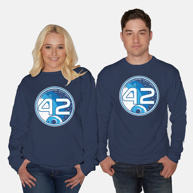 42 The Ultimate Answer-Unisex-Crew Neck-Sweatshirt-CarloJ1956