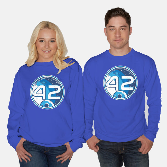 42 The Ultimate Answer-Unisex-Crew Neck-Sweatshirt-CarloJ1956