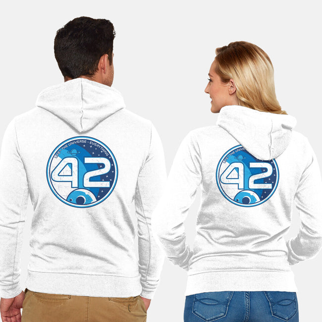 42 The Ultimate Answer-Unisex-Zip-Up-Sweatshirt-CarloJ1956