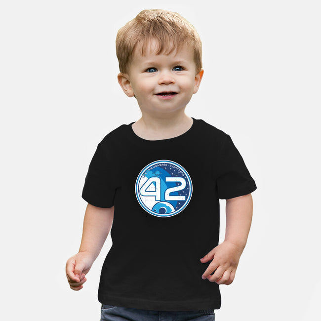 42 The Ultimate Answer-Baby-Basic-Tee-CarloJ1956