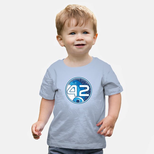 42 The Ultimate Answer-Baby-Basic-Tee-CarloJ1956