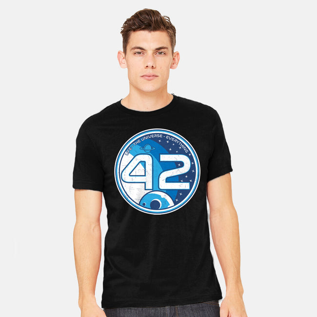 42 The Ultimate Answer-Mens-Heavyweight-Tee-CarloJ1956