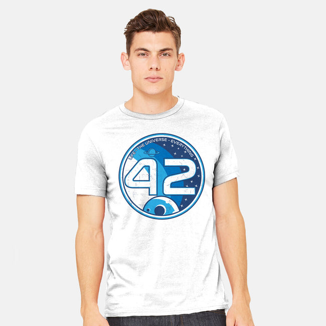 42 The Ultimate Answer-Mens-Heavyweight-Tee-CarloJ1956