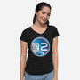 42 The Ultimate Answer-Womens-V-Neck-Tee-CarloJ1956