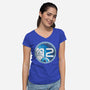 42 The Ultimate Answer-Womens-V-Neck-Tee-CarloJ1956