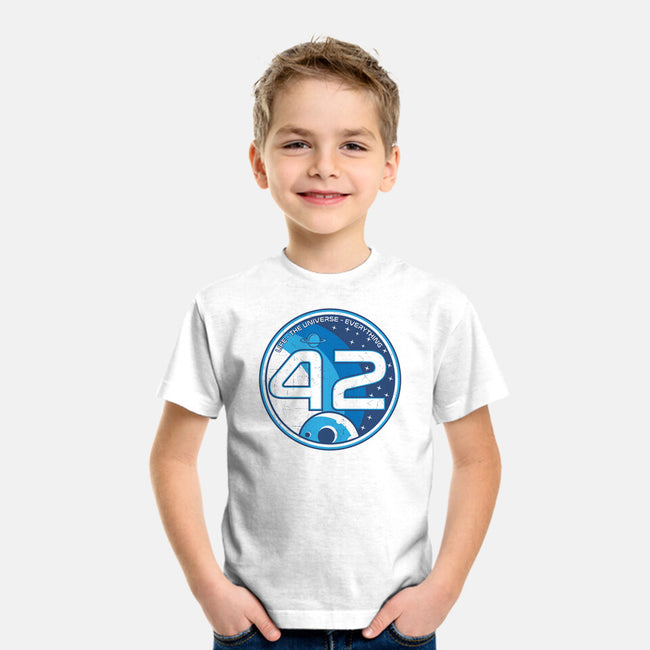 42 The Ultimate Answer-Youth-Basic-Tee-CarloJ1956