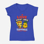Love Doesn't Judge-Womens-V-Neck-Tee-fanfabio