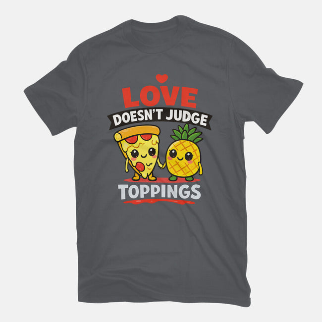 Love Doesn't Judge-Womens-Fitted-Tee-fanfabio