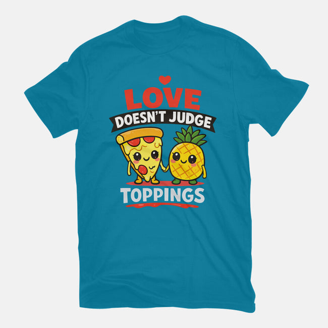 Love Doesn't Judge-Womens-Fitted-Tee-fanfabio