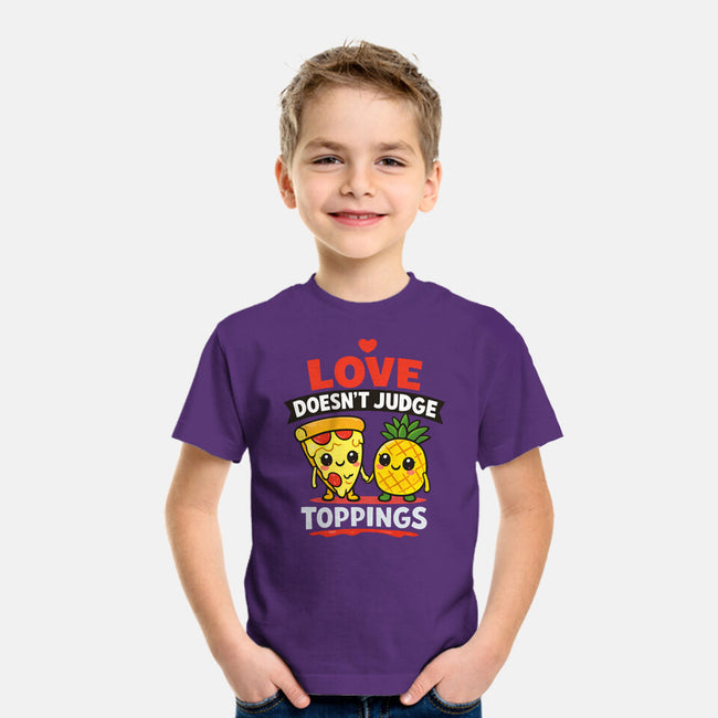 Love Doesn't Judge-Youth-Basic-Tee-fanfabio